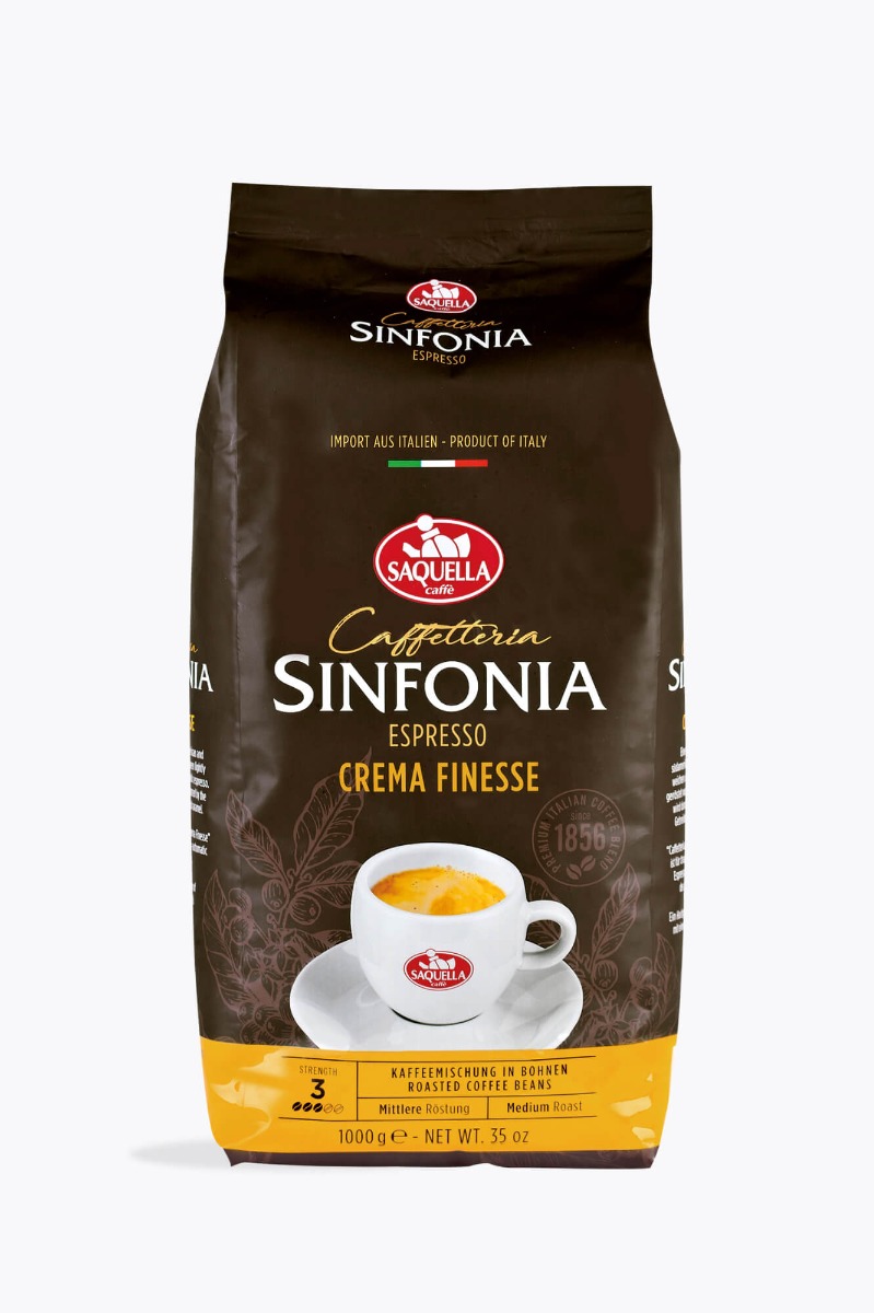 Saquella Caffetteria Sinfonia Caffè Crema Crema Finesse 1kg