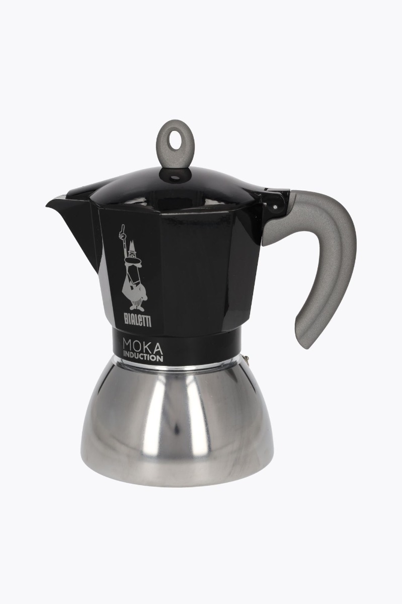 Bialetti Espressokocher New Moka Induction 6 Tassen Schwarz
