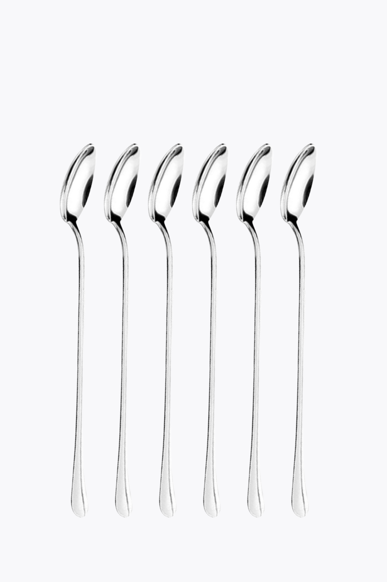 Motta Latte Macchiato Lepel 6-delig RVS Set