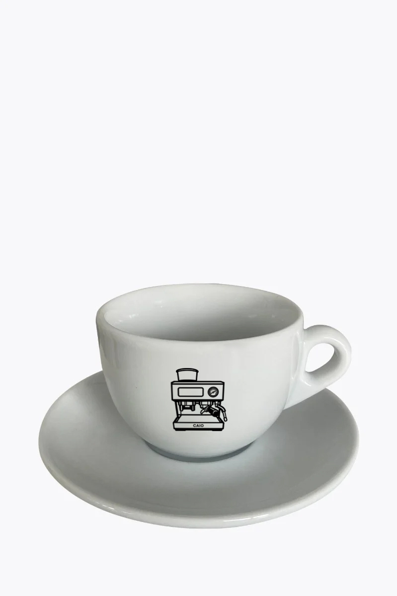 CAIO Cappuccinotasse Weiß