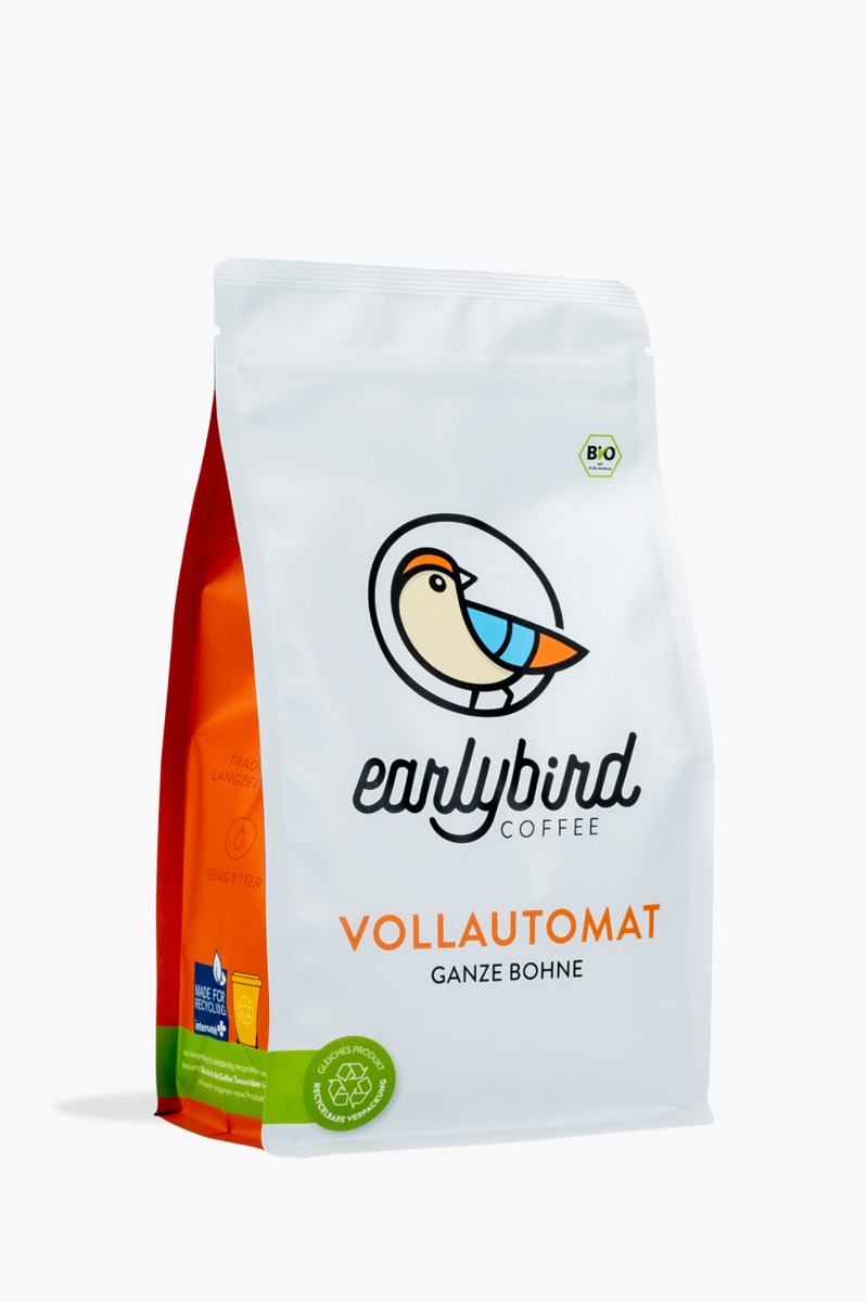 earlybird coffee volautomaat biologisch 500g