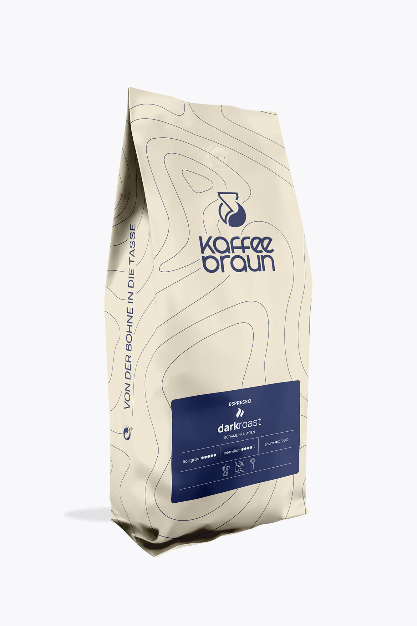 Kaffee Braun Espresso Dark Roast