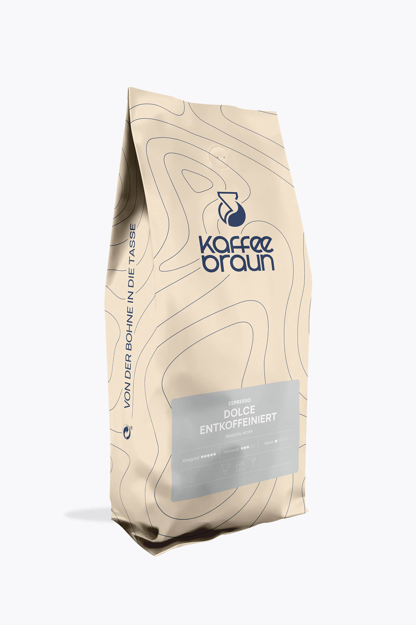 Kaffee Braun Espresso Dolce Decafé 1kg