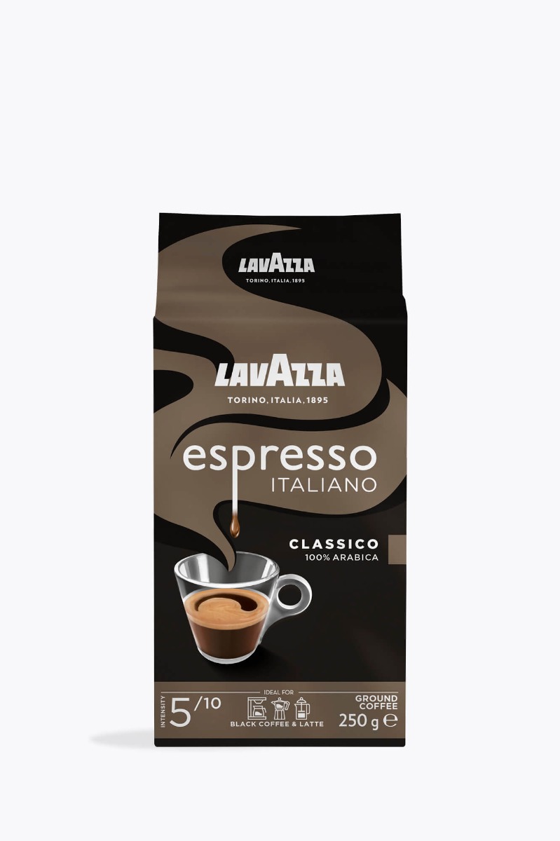 Lavazza Caffè Espresso 100% Arabica 250g gemalen